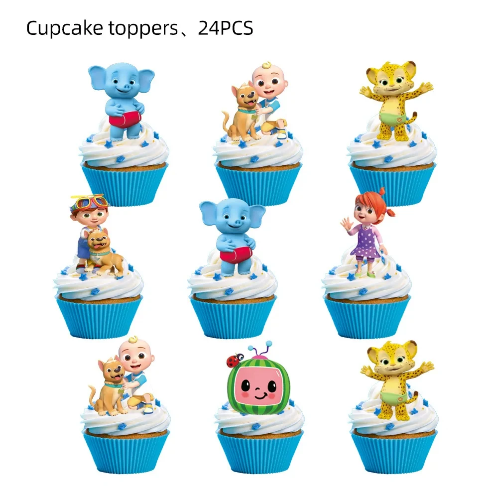 24pcs cake topper