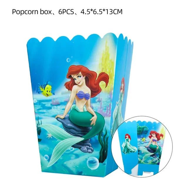 6pcs popcorn box