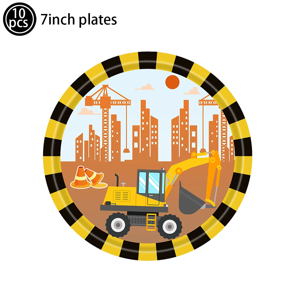 10pcs 7inch plates